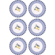 The Mia Odore Di Limone Dinner Plate Set Of 6 20 cm