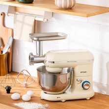 Emsan Bella Gusto Comfort Dough Kneading Machine With Meat Grinder Attachment Cream 1300W 5,5l