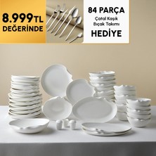 Karaca Earth Collection Crest 55-Piece Dinnerware Set For 12
