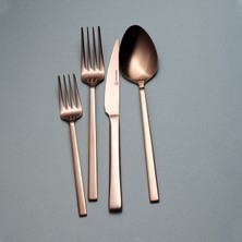 Korkmaz Lora Rose Gold 24-Piece Cutlery Set A2488
