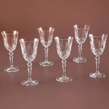 Rcr Melodia High Quality Glass Set Of 6 Footed Coffee Side Glasses