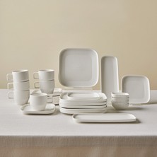 Karaca Stream Bone Massimo White 26-Piece Breakfast Set For 6