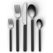 Berghoff Home Belly 20-Piece Cutlery Set Smoked Black