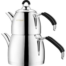 Emsan Mina Mini Teapot Set Black 0,75L & 2l