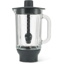 Kenwood Thermo Resist Glass Blender Attachment, Jug Suitable For 1,6 Lt Cold And 1,2 Lt Hot Use KAH359GL