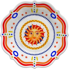 Baci Milano Dolce Vita Sun Set Of 6 Deep Plates 23.5 cm Melamine
