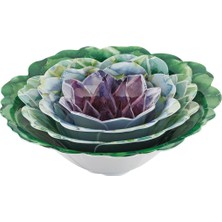 LuckyArt Lucky Art Vivace Melamine Set Of 4 Serving Dishes