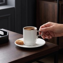 Jumbo Merse Coffee Cup Set For 6 Platinum