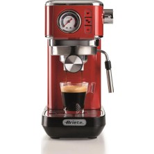 Ariete Moderna Espresso Slim Coffee Machine - Red