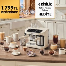 Karaca Hatir Perfetto Espresso And Turkish Coffee Machine Starlight