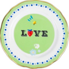 Baci Milano Mamma Mia Love Lettered Cake Plate 16 cm