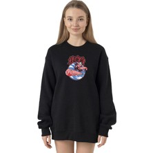 Tshirthane Dragon Ball Z Anime Tao Pai Pai Express Siyah Kadın 2ip Sweatshirt P24181S4990, Xl