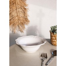 The Mia Grande Salad Bowl White 29X10 cm GRD0018