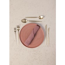The Mia Shiny Cutlery Set Matte Gold 36 Pieces