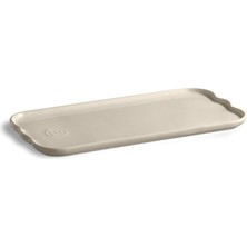 Emile Henry Madeleine Serving Plate 31,5 cm Ecru/clay
