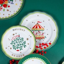 Baci Milano Mamma Mia Carousel Pattern Dinner Plate 28 cm
