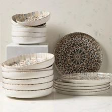 Mudo Home Ephesus 18-Piece Porcelain Dinnerware Set