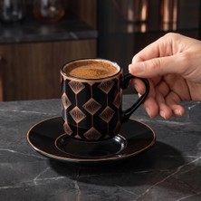 Jumbo Ashen Coffee Cup Set For 6 People