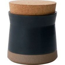 Kinto Ceramic Lab Storage Container 400 ml Black