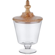 The Mia Madera Footed Cookie Jar 33X19X19 cm