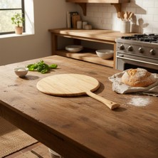 Bambum Pinpon Round Cutting Board With Handle