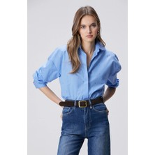 Network Blue Hotfix Detail Shirt