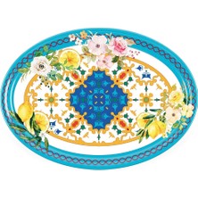 Guzzini Flower Lemon Oval Plate 50 cm x 36 cm x 3 cm