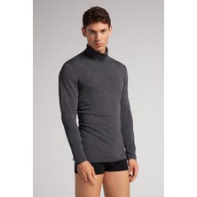 Intimissimi Merino Wool Long Sleeve Turtleneck Sweater