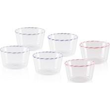 The Mia Simple Ice Cream Dessert Serving Bowl 6 Pieces 150 ml