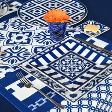 Bacı Mılano Baci Milano Infinity Mini Tray 21,5X21,5 cm - Blue