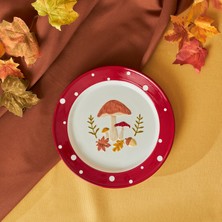 Karaca Cozy Mushroom Serving Plate 26 cm