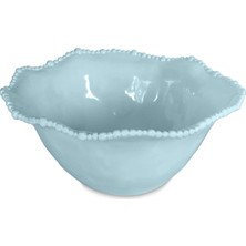 Baci Milano Joke Table Kitchen Melamine Salad Bowl 35 cm Blue