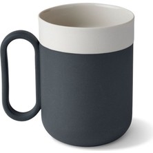 Esma Dereboy Capsule Handmade Porcelain Mug 250 ml Black/ıvory