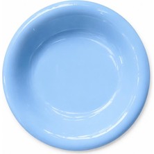 Beige & Stone Blue Donut Ceramic Dinner Plate – 21,5 cm