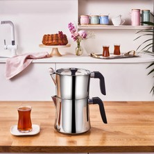 Karaca Sivuple Induction Base Maxi Teapot Set Black