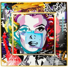 Baci Milano Street Art Gift Tray 25 cm x 25 cm Marilyn