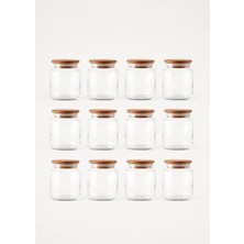 Bella Maison Joye Spice Jar Set Of 12 With Wooden Lids (290 Cc)
