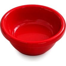 Beige & Stone Ceramic Donut Ice Cream Bowl Breakfast Dessert Salad Bowl Red