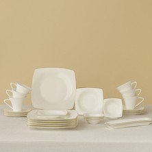 Karaca Fine Pearl Ragusa 26-Piece Breakfast Set For 6 Gold