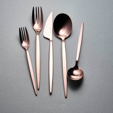 Korkmaz Milena 30-Piece Rose Gold Cutlery Set A2208-2