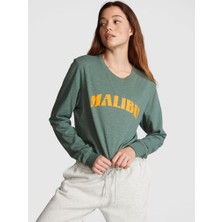 Victoria's Secret Premium Cotton Crop Long-Sleeve T-Shirt