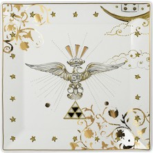 Baci Milano Kosmo Eagle Plate 15 cm x 15 cm