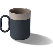 Esma Dereboy Capsule Handmade Porcelain Coffee Cup 80 ml Black/stone