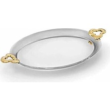 Korkmaz Cintemani Gold Serving Tray A1781-1
