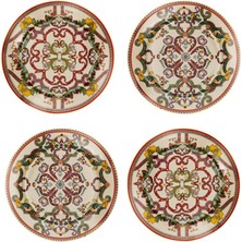 LuckyArt Lucky Art Velora Bone Set Of 4 Plates 20 cm