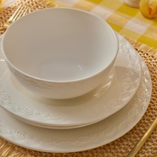 Karaca Forever Bone Nate 24-Piece Dinnerware Set For 6