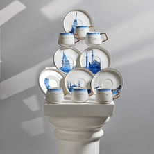 Karaca x Ist Collection Istanbul Coffee Cup Set For 6 100 ml