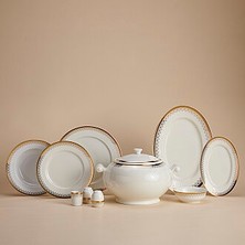 Korkmaz Hanedan Collection 60-Piece Dinnerware Set A8136