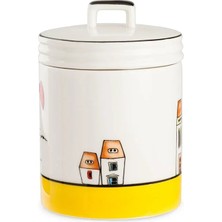 Egan Italy Le Casette Jar Yellow 9X12 cm