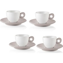 Guzzini 4 Piece Espresso Cup Set Grey